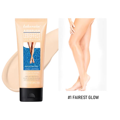 Leg Makeup Lotion Even Skin Tone Body Foundation Waterproof Long Lasting Body Tanning Cream Medium Bronze Leg Makeup